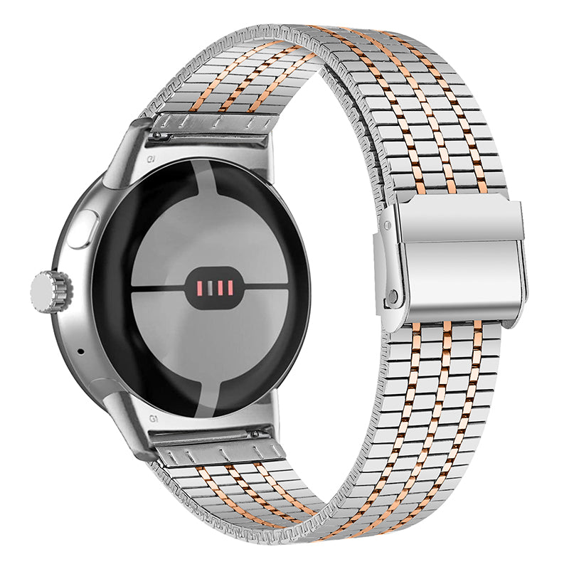 Metal Watch Strap for Google Pixel Watch 2 Pixel Watch Dual Buckle Design Watch Band Metal Watch Strap for Google Pixel Watch 2 Pixel Watch Dual Buckle Design Watch Band